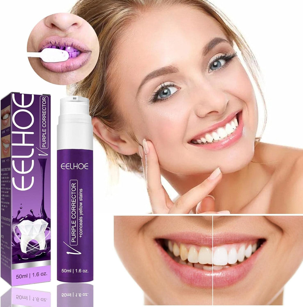 EELHOE Color Correcting Toothpaste for Yellow Teeth – 50ml