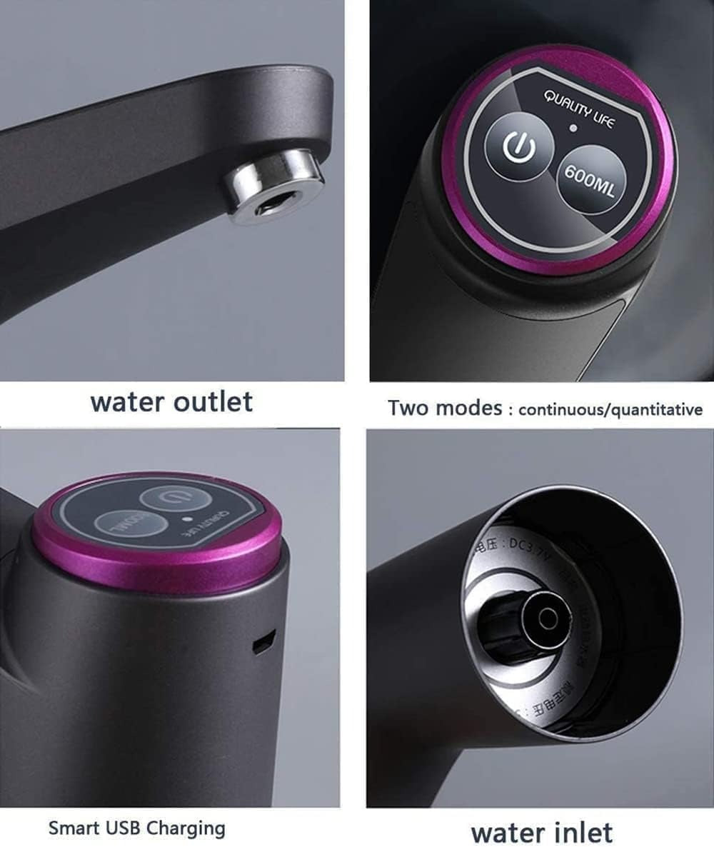 Electric Water Bottle Pump – Portable Refillable Water Dispenser