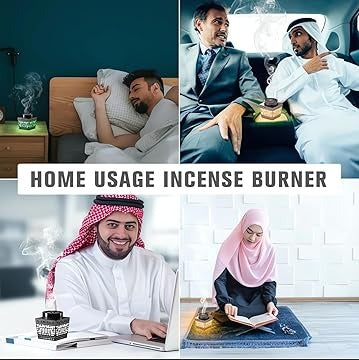 Oud Bakhoor Burner with Quran Speaker – Islamic Home Fragrance & Audio