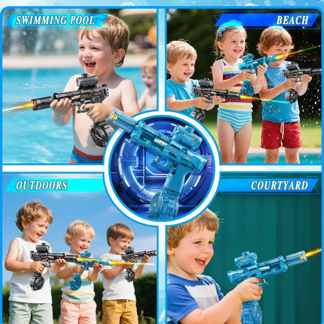 Electric Water Gun – Automatic Rechargeable Water Shooter