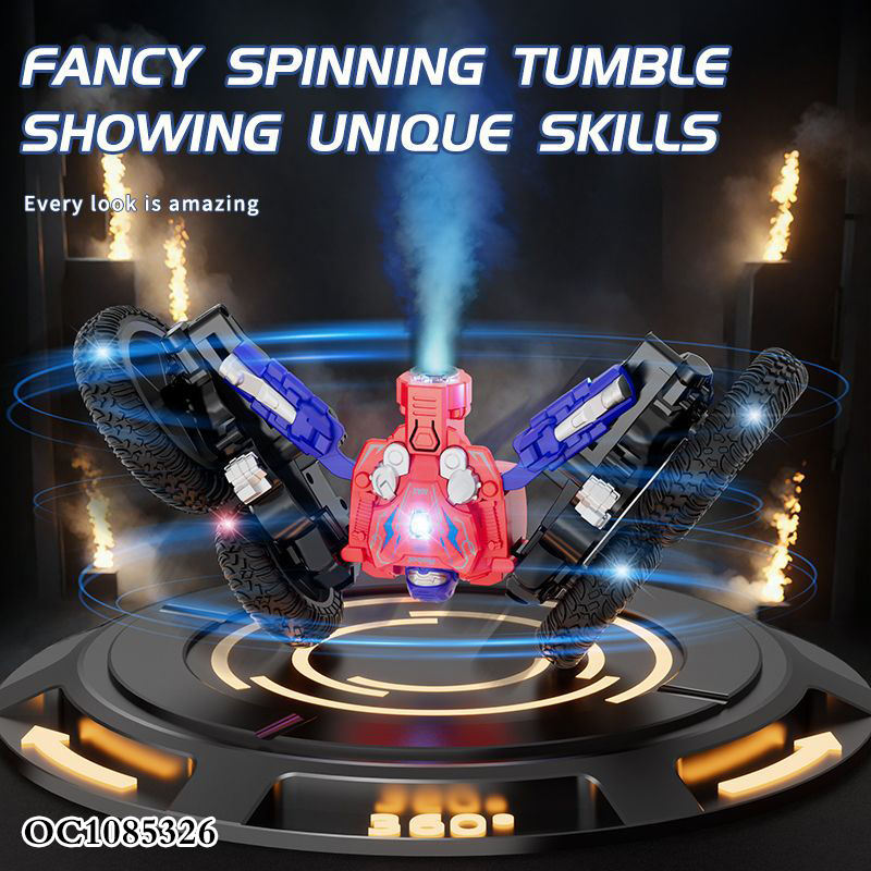 Remote Controlled Transforming Robot Car | 2-in-1 RC Robot & Car Toy