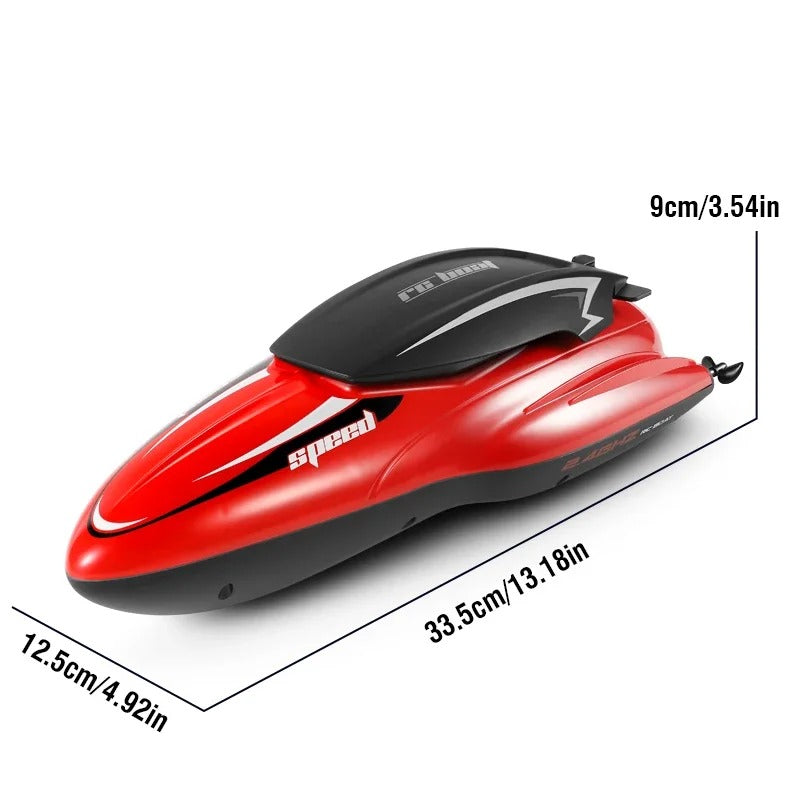 High-Speed RC Boat for Kids & Adults – Fast Racing Speed Boat with Remote Control